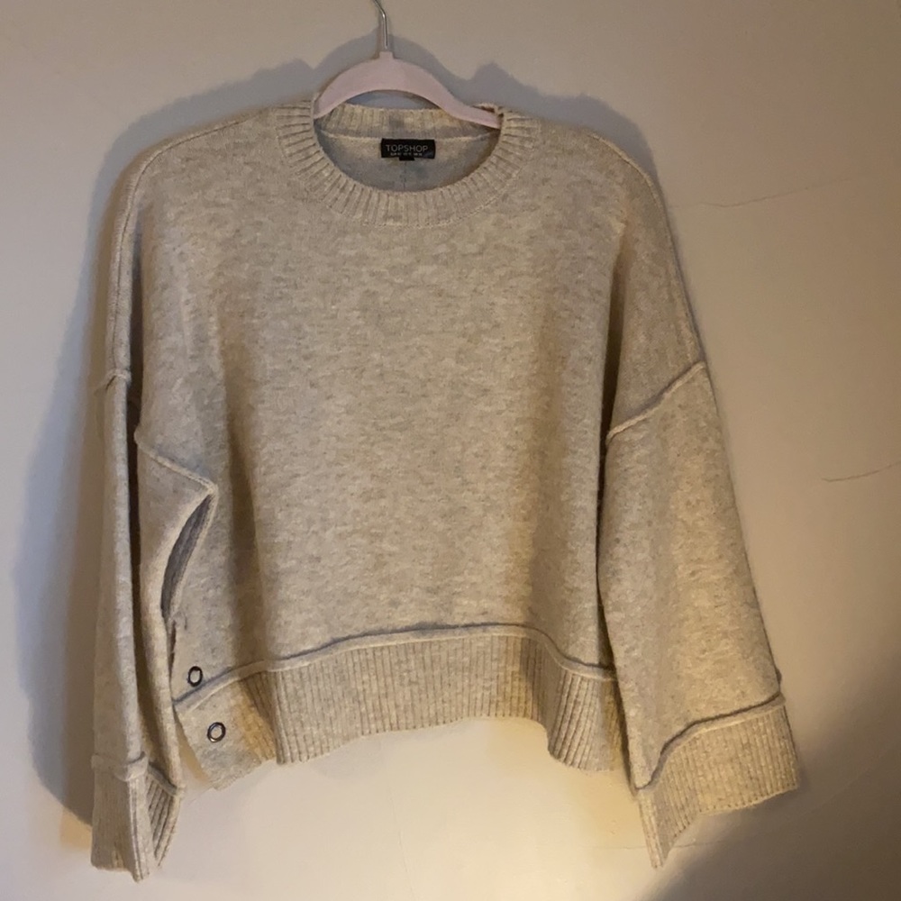 Top Shop soft light tan sweater - Picture 4 of 7